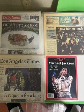 Michael Jackson papers memorabilia